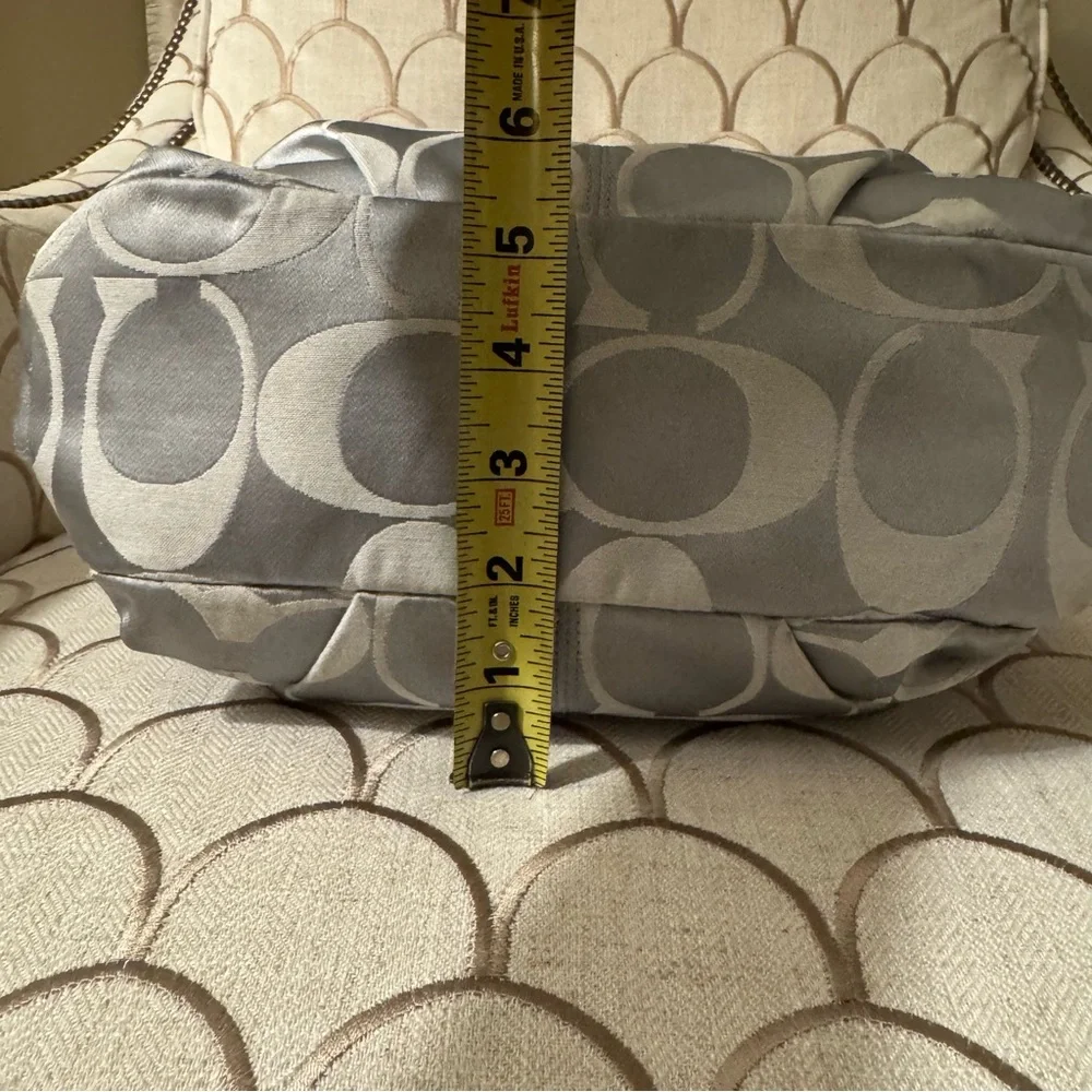 Coach Brooke Sateen Signature Shoulder Bag L1176- F17183 - Picture 11 of 16